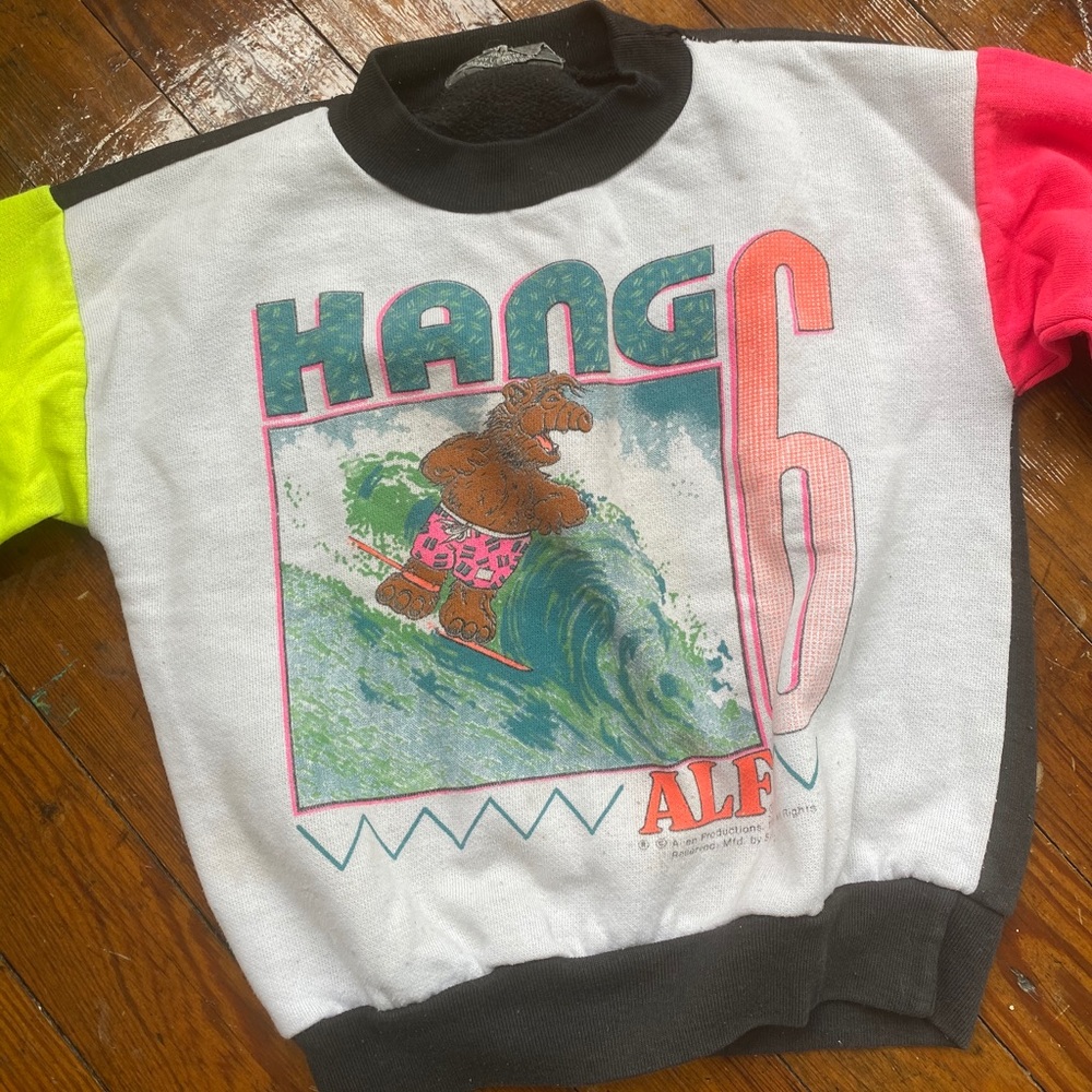 Vintage Alf kids sweat shirt (RARE)